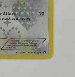 Eevee RC14/RC25 Radiant Collection Legendary Treasures Pokemon Card - Image 2