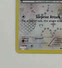 Eevee RC14/RC25 Radiant Collection Legendary Treasures Pokemon Card - Image 4
