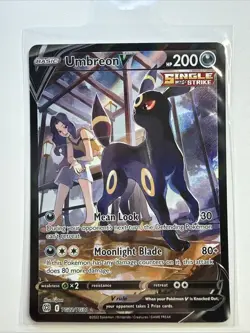2022 Pokemon Umbreon V TG22/TG30 Brilliant Stars Trainer Gallery Holo Card - Image 1
