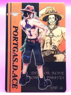 Ace One Piece Plastic Card Bandai Japan Japanese Very Rare No.56 2002 F/S - Image 2