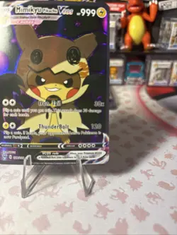 Mimikyu Pikachu VCos Cute Kawaii Fan Art Card - NM - Image 5