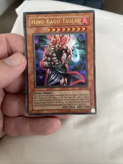 Yugioh Card Hino-Kagu-Tsuchi LOD-070 Ultra Rare Moderate Play - Image 2