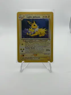 Pokemon TCG Light Jolteon Neo Destiny Card 48/105 Unlimited - Image 1