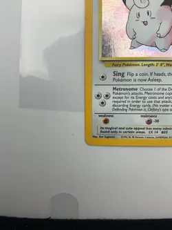 Clefairy 5/102 Base Set 2 Unlimited Holo WOTC Wizards Pokemon Trading Card Game - Image 4