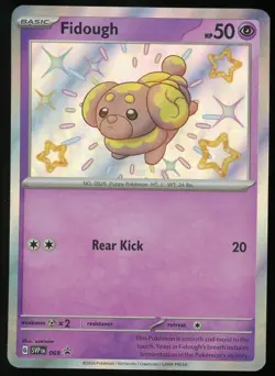 Pokemon TCG Fidough Holo Black Star Promo S&V Promo Cards 069 NM - Image 1