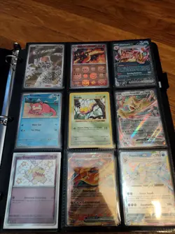Pokemon Binder Collection Of 270 Vintage And Modern Cards( Binder Included) - Image 2