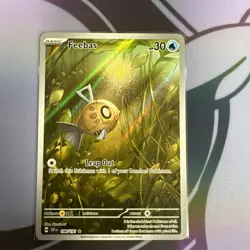 Pokemon TCG Feebas Illustration Rare Card 198/191 Surging Sparks - Image 1