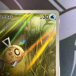 Pokemon TCG Feebas Illustration Rare Card 198/191 Surging Sparks - Image 3