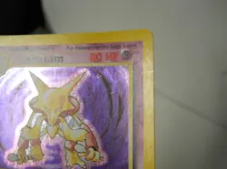Pokemon Trading Card 1999 Base Set Alakazam 1/102 Halo Foil Rare Gently Used - Image 2