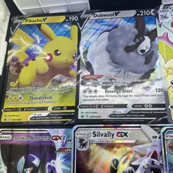 Lot Of 6 Jumbo Pokemon Promo Cards - Pikachu Gyarados Necrozma GX Crobat VMAX - Image 2