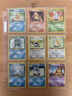 Nm Unlimited) COMPLETE Pokemon BASE Set Cards With Rares Non-Holo 17 - 102 - Image 5