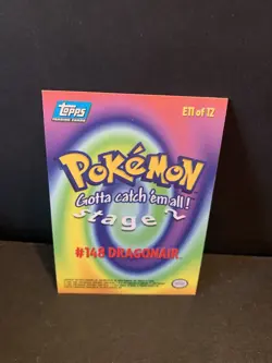 Topps Pokemon Dragonair Card #148 Gotta Catch ‘Em All Stage 2 Holo E11 Of 12 - Image 2