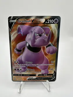Granbull V 159/172 - Brilliant Stars - Full Art Pokemon Card - Near Mint (NM) - Image 1