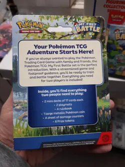 My First Battle 2023 Deck Lot Pikachu Bulbasaur Charmander Squirtle Token Cards - Image 3