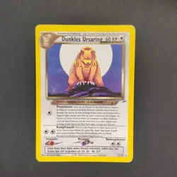 Pokemon TCG Karte - Dunkles Ursaring Deutsch 21/105 Neo Destiny - Image 2