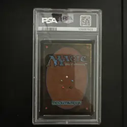 1994 Magic The Gathering Revised Scrubland Dual Land PSA Graded MINT 9 - Image 2