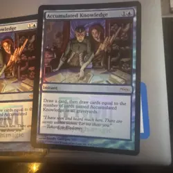 Accumulated Knowledge FNM Promos Foil - Image 1
