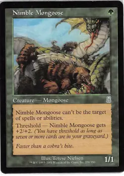 Nimble Mongoose *Uncommon* Magic MtG x1 Odyssey MP - Image 1