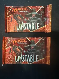 Lot of 2 Magic: The Gathering Unstable Booster Packs - Image 1