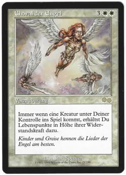 Choral der Engel / Angelic Chorus - URZA's SAGA - deutsch (good) ** Rare ** - Image 1