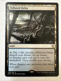Polluted Delta - MTG Khans of Tarkir - Near Mint - Image 1