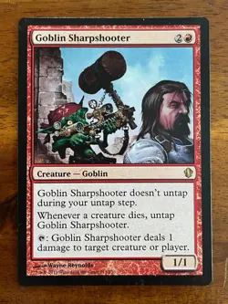 Goblin Sharpshooter - Moderately Played MP - C13 - MTG: Magic the Gathering - Image 1
