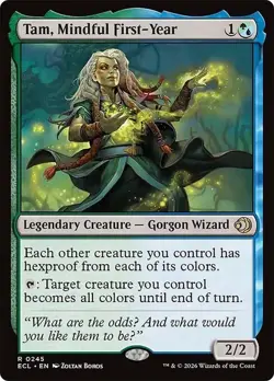Tam, Mindful First-Year [Lorwyn Eclipsed] MTG - Image 1
