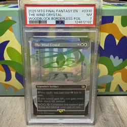 Final Fantasy Magic the Gathering the Wind Crystal Borderless Foil - Image 1