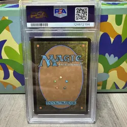 Final Fantasy Magic the Gathering the Fire Crystal Borderless Foil PSA 8 - Image 2