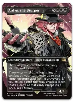 Ardyn, the Usurper (0315) (Borderless) #315 (NM) Final Fantasy FIN Magic MTG - Image 1