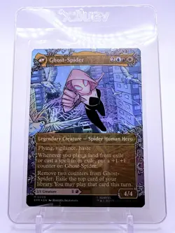 Gwen Stacy - Extended Art Foil (Spider-Man Watermark) - Near Mint - MTG Marvel - Image 2