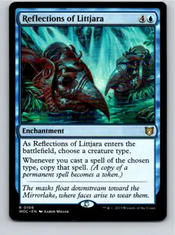 Magic the Gathering Reflections of Littjara Wilds of Eldraine Commander MTG - Image 1