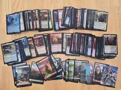 Magic the Gathering MTG 18.5oz Bulk Lot - FF and LOTR, Commons - Rares, Holos - Image 1