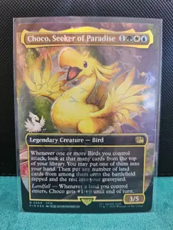 Choco, Seeker of Paradise (Borderless) (Chocobo Track Foil) Final Fantasy Foil - Image 1