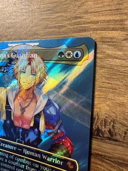Magic MTG Final Fantasy Tidus, Yuna's Guardian #213 Surge *FOIL* Borderless FFX - Image 4