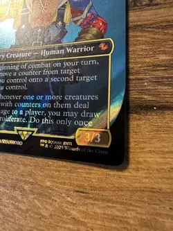 Magic MTG Final Fantasy Tidus, Yuna's Guardian #213 Surge *FOIL* Borderless FFX - Image 5