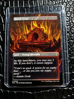 Blood Crypt (Borderless) Lorwyn Eclipsed Regular Rare Pack Fresh! - Image 1