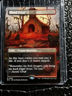 Blood Crypt (Borderless) Lorwyn Eclipsed Regular Rare Pack Fresh! - Image 4