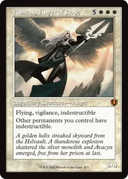 Avacyn, Angel of Hope (Retro Frame) Normal M Innistrad Remastered 477 NM - Image 1