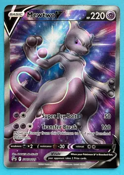 Mewtwo V ⭐ SWSH229 Holo Promo SWSH Black Star 2019 Pokemon NM - Image 1