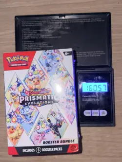 Pokemon TCG HEAVY 160.57 Prismatic Evolutions Booster Bundle - God PackU - Image 1