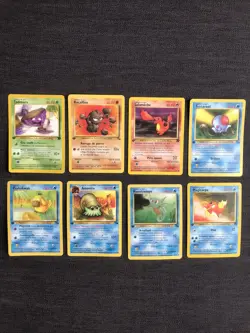 Vtg Pokemon 1st Edition Lot French Francais Espanol CURVED Fossil T Rocket WOTC - Image 2