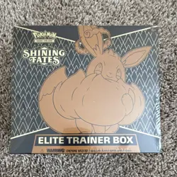 Pokemon TCG Shining Fates Elite Trainer Box ETB Eevee Sealed - Image 1