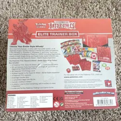 Pokemon TCG Sword Shield Battle Styles Elite Trainer Box ETB Urshifu Sealed - Image 2