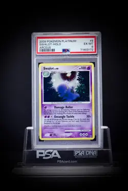2009 Pokemon Platinum Swallow holo Arceus 9 PSA 6 - Image 1