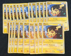 23 Pokemon TCG Pikachu Holo Black Star Promo HGSS03 2010 MP-NM Lot - Image 1