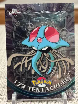 2000 Topps Chrome Pokemon #73 Tentacruel (Chrome) NM - Image 1