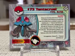 2000 Topps Chrome Pokemon #73 Tentacruel (Chrome) NM - Image 2