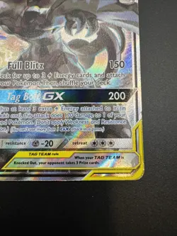 Pokemon Pikachu & Zekrom GX SM168 Tag Team Tins Full Art Black Star Promo - Image 5