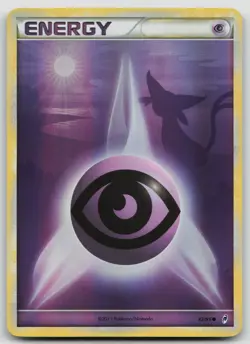 Pokemon TCG Psychic Energy 119/123 Heart Gold Soul Silver Espeon Reverse Holo LP - Image 1